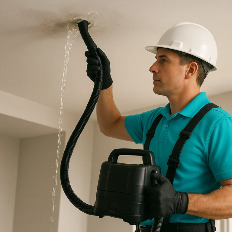 Roof Leak Water Removal